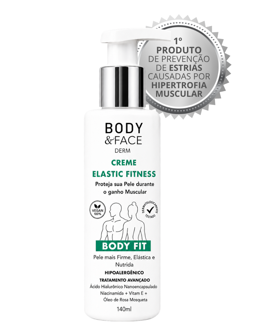 Elastic Fitness — creme de tratamento avançado Body&FaceDerm